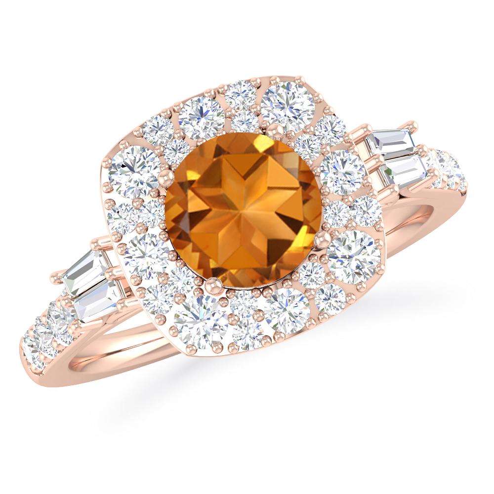 Rose Gold - Citrine