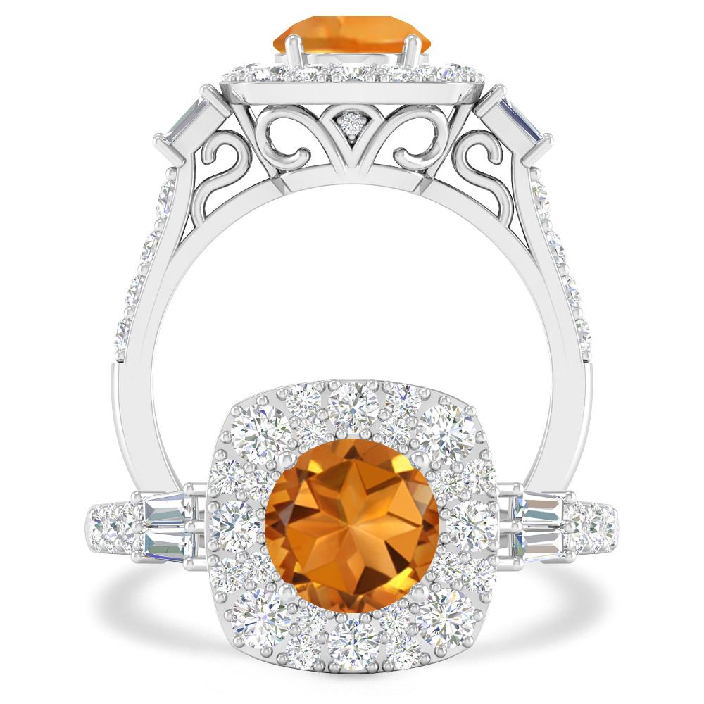 White Gold - Citrine