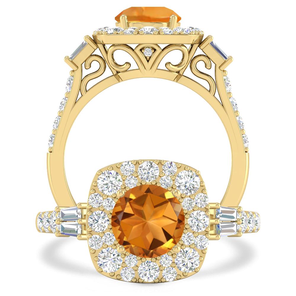 Yellow Gold - Citrine