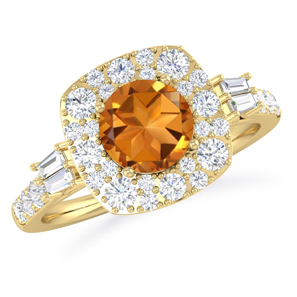 Yellow Gold - Citrine