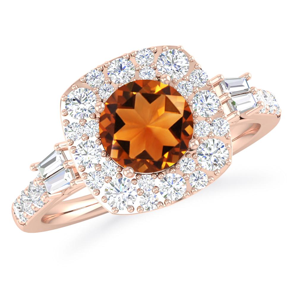 Rose Gold - Citrine