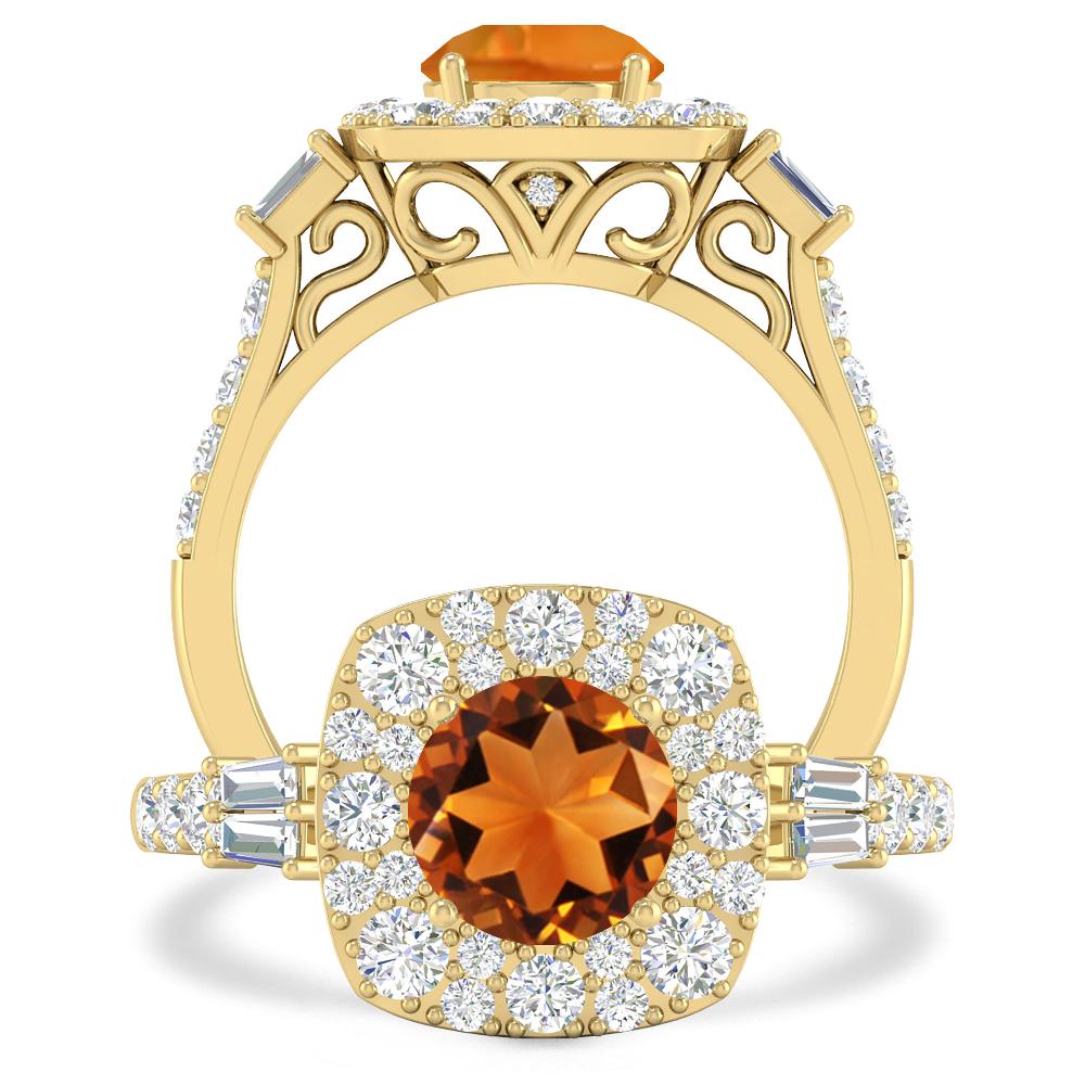 Yellow Gold - Citrine