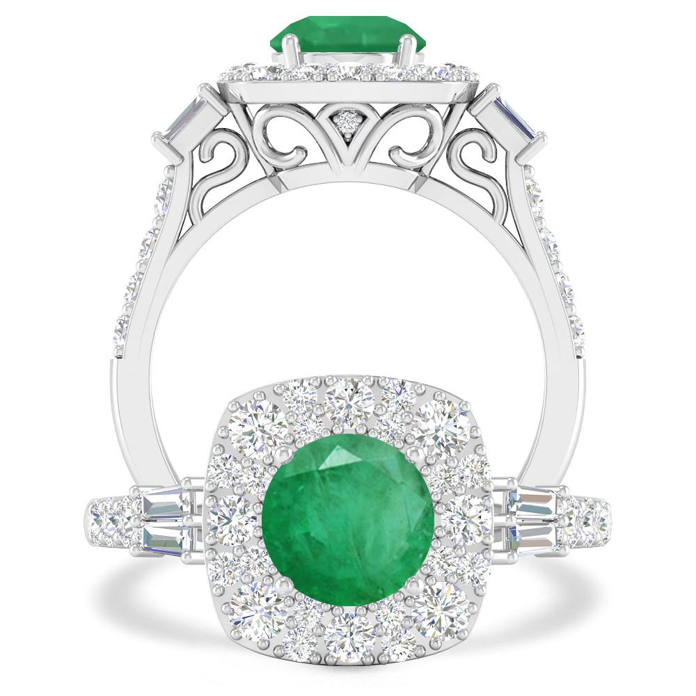 White Gold - Emerald