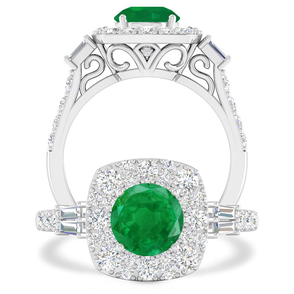 White Gold - Emerald