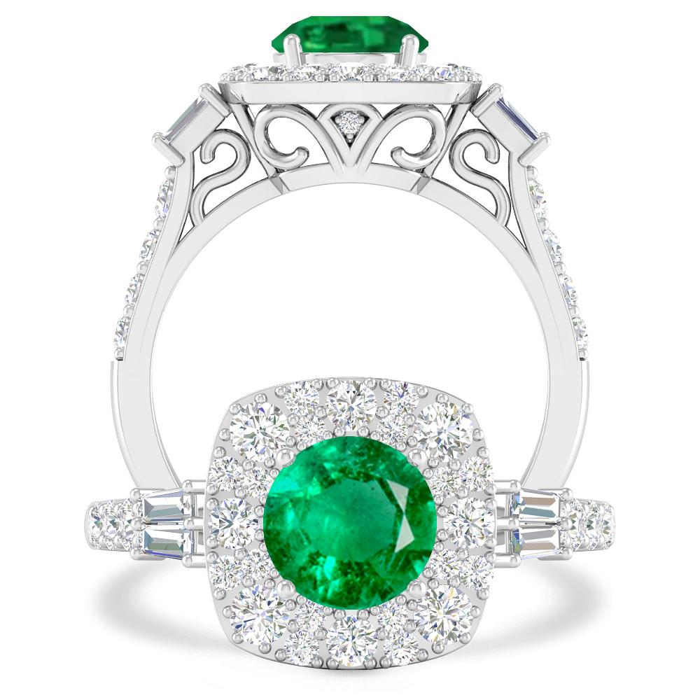 White Gold - Emerald