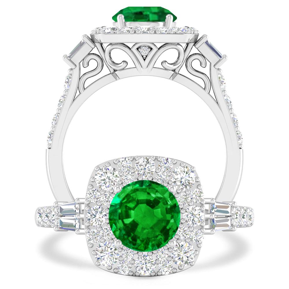 White Gold - Emerald