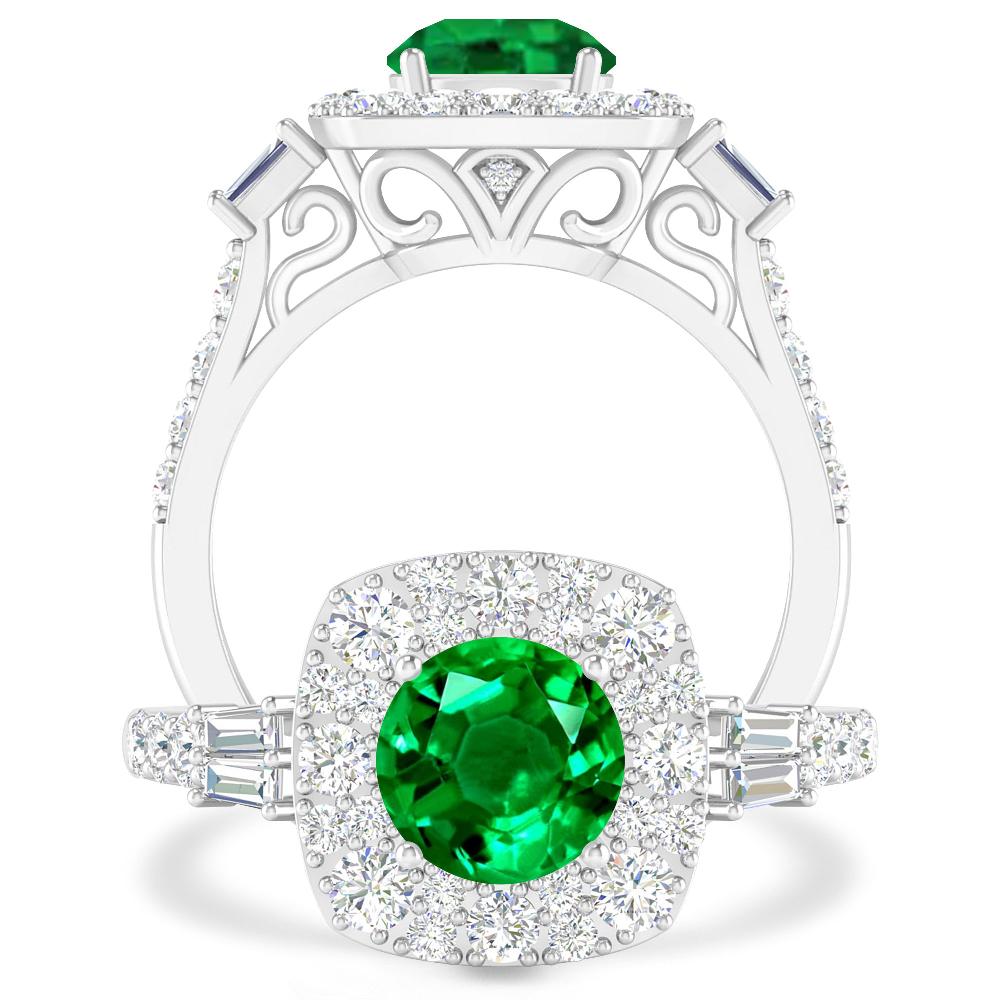 White Gold - Emerald