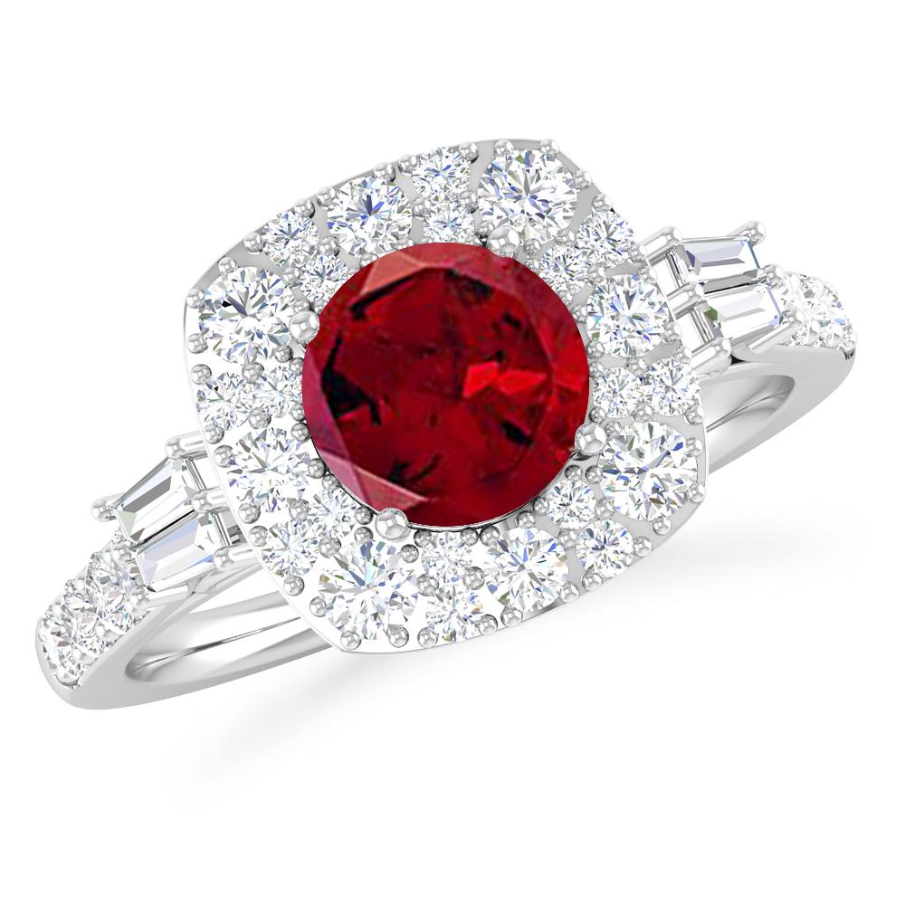 White Gold - Garnet