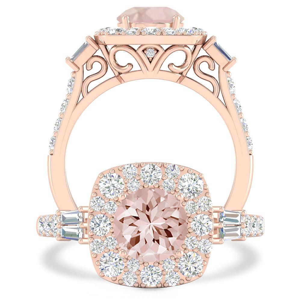 Rose Gold - Morganite