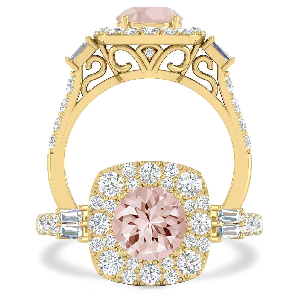 Yellow Gold - Morganite