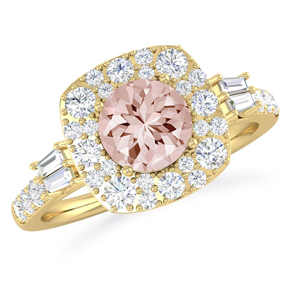 Yellow Gold - Morganite