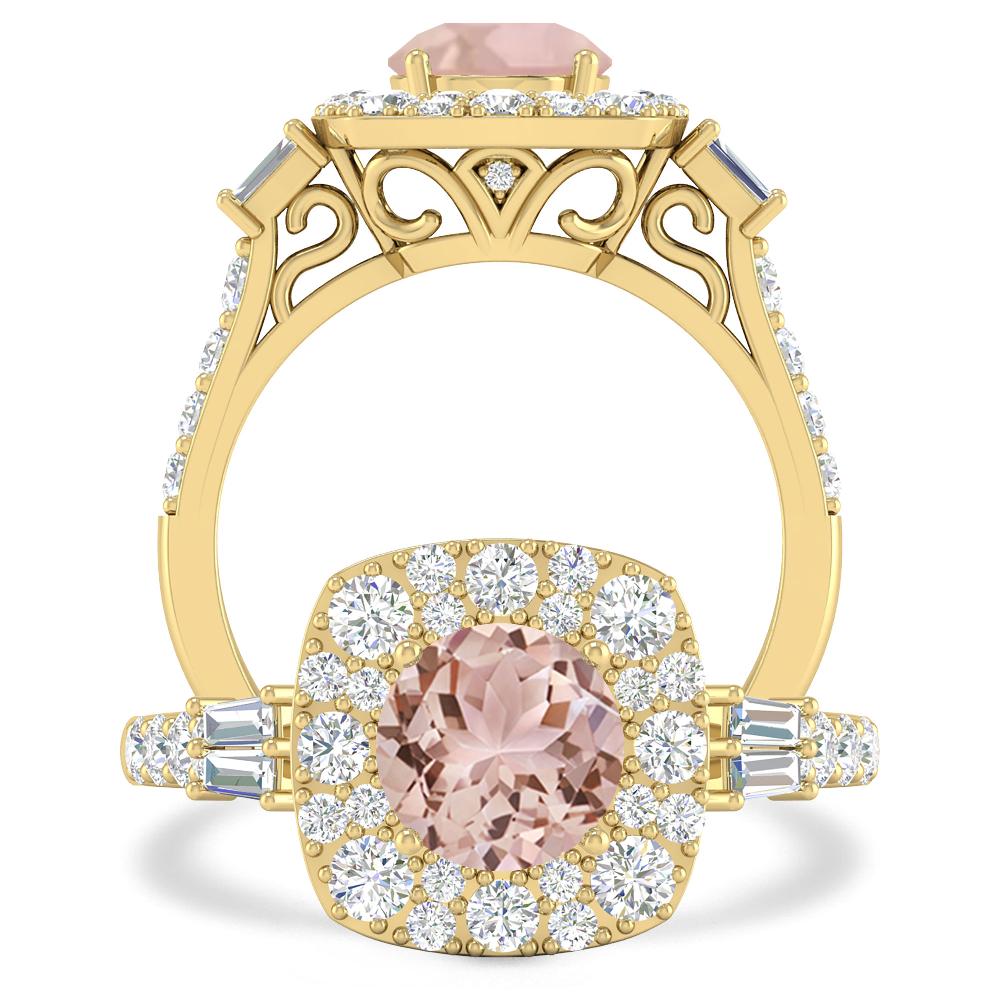 Yellow Gold - Morganite