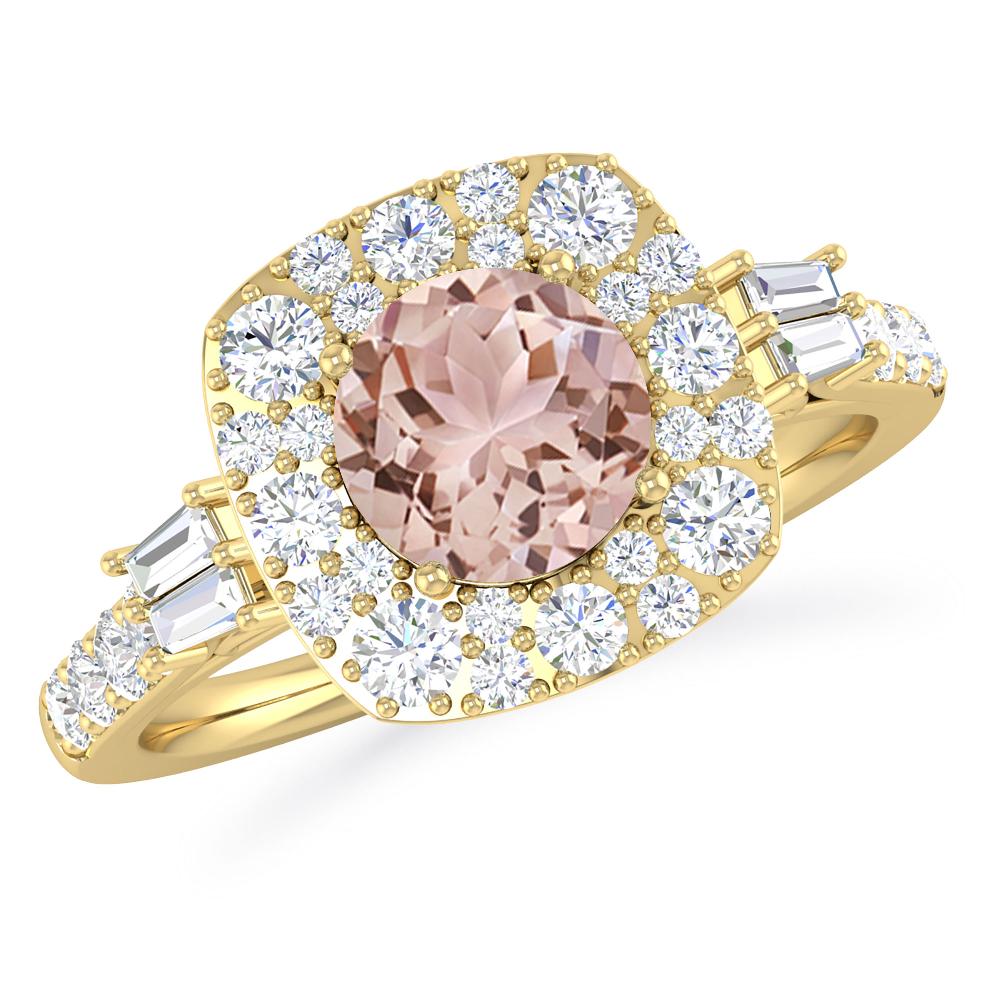 Yellow Gold - Morganite