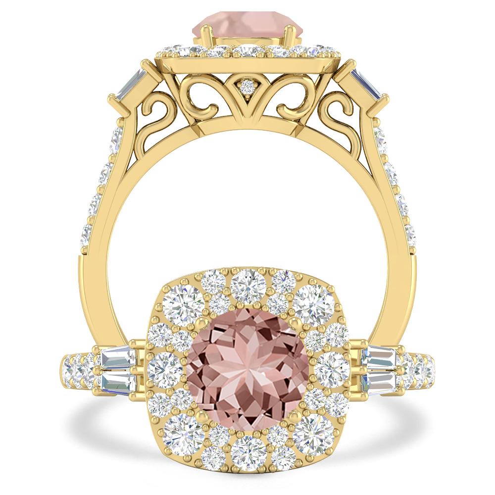 Yellow Gold - Morganite