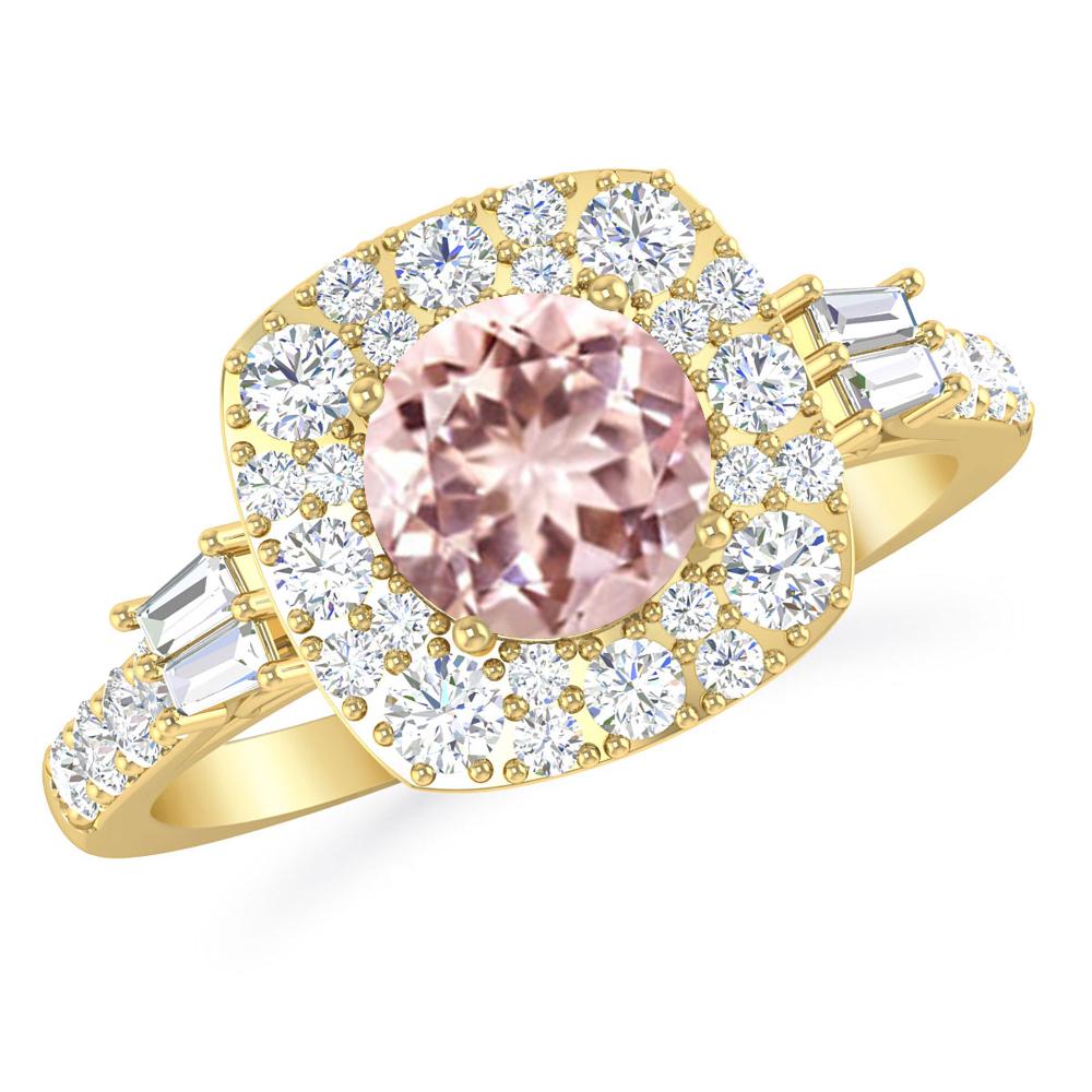 Yellow Gold - Morganite