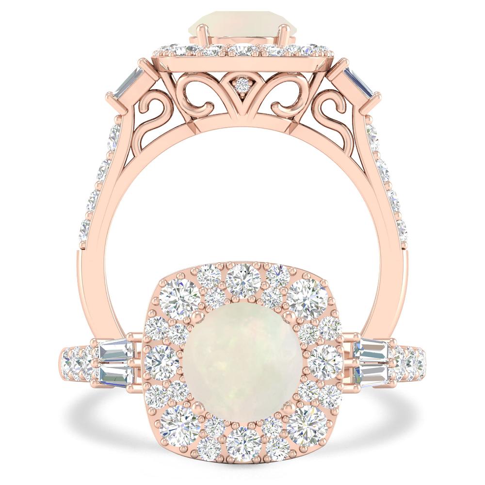 Rose Gold - Opal