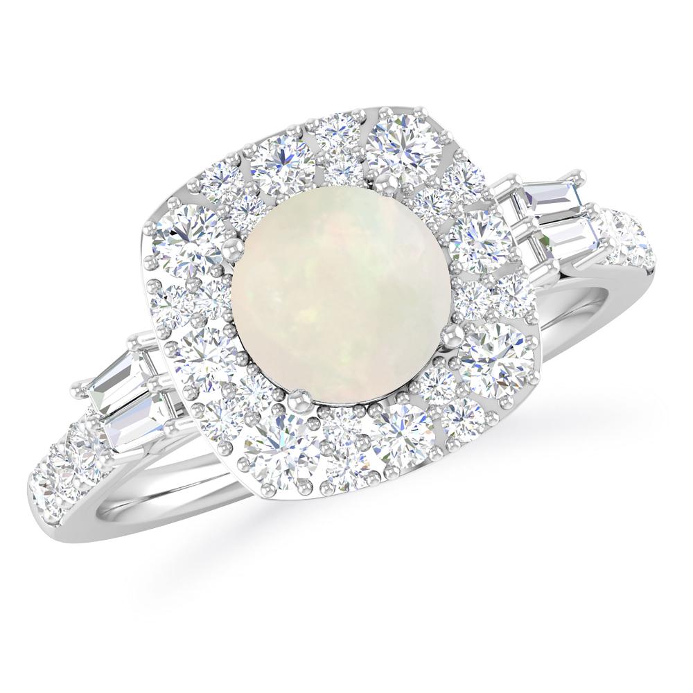 White Gold - Opal