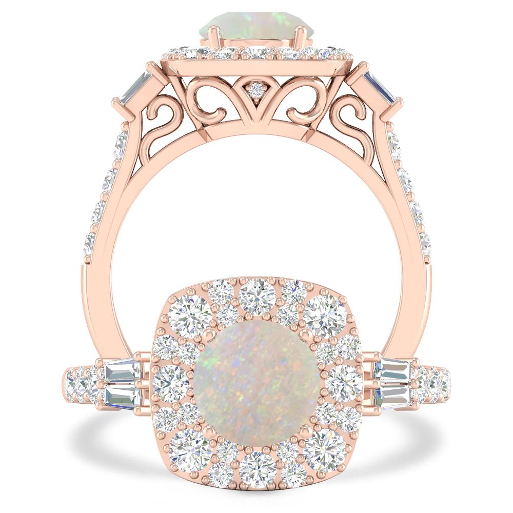 Rose Gold - Opal