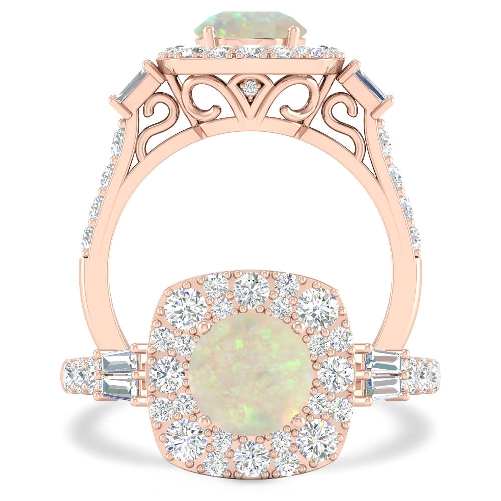 Rose Gold - Opal