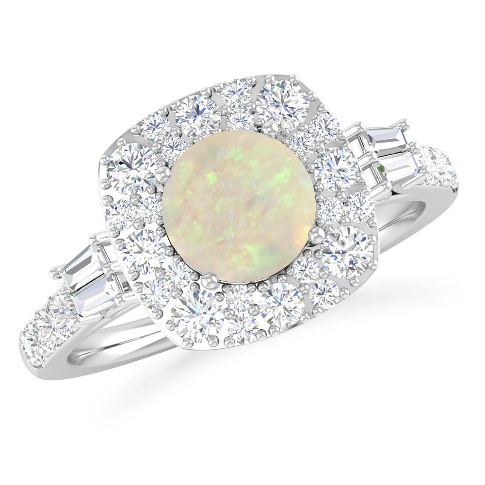 White Gold - Opal