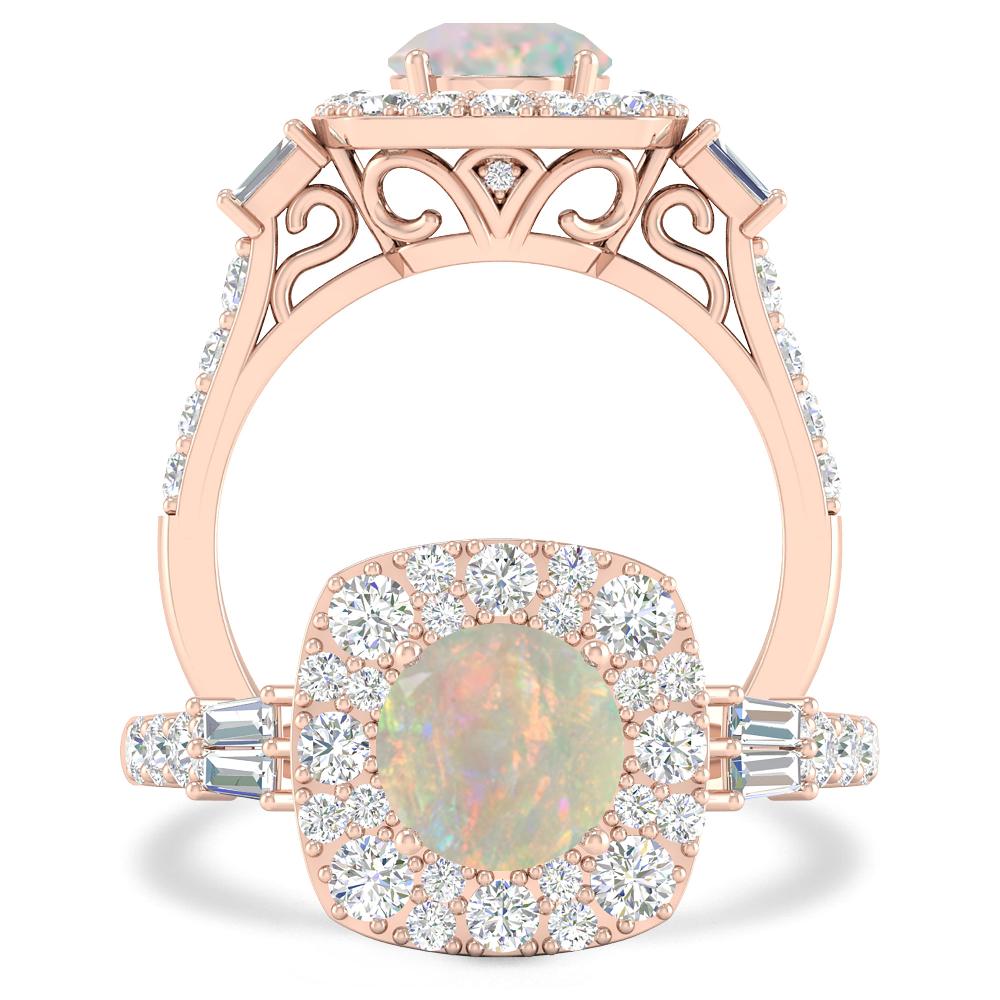 Rose Gold - Opal