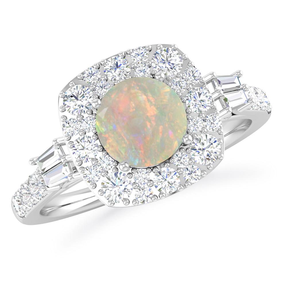 White Gold - Opal