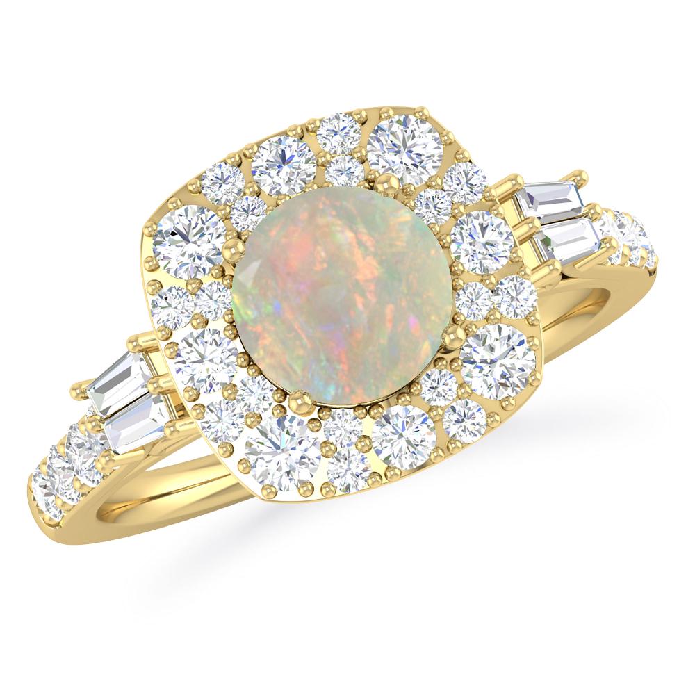 Yellow Gold - Opal