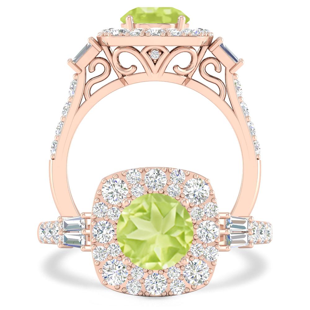 Rose Gold - Peridot