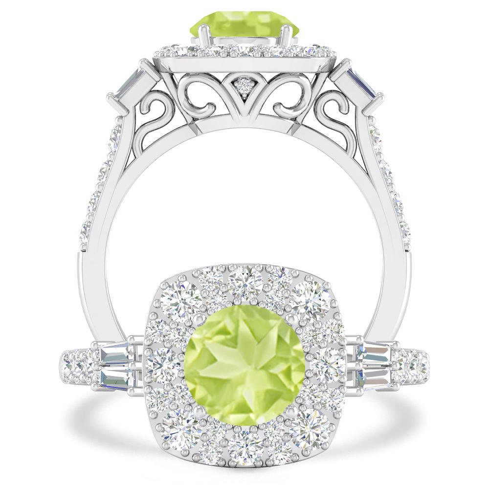 White Gold - Peridot