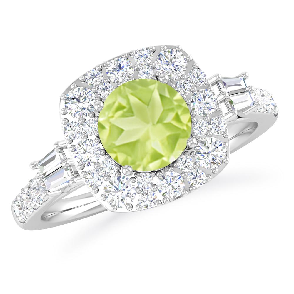 White Gold - Peridot