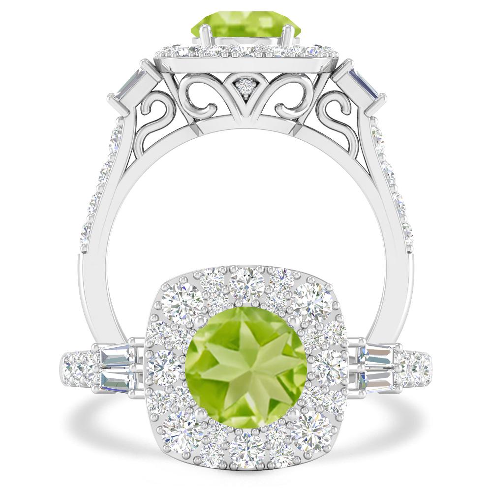 White Gold - Peridot