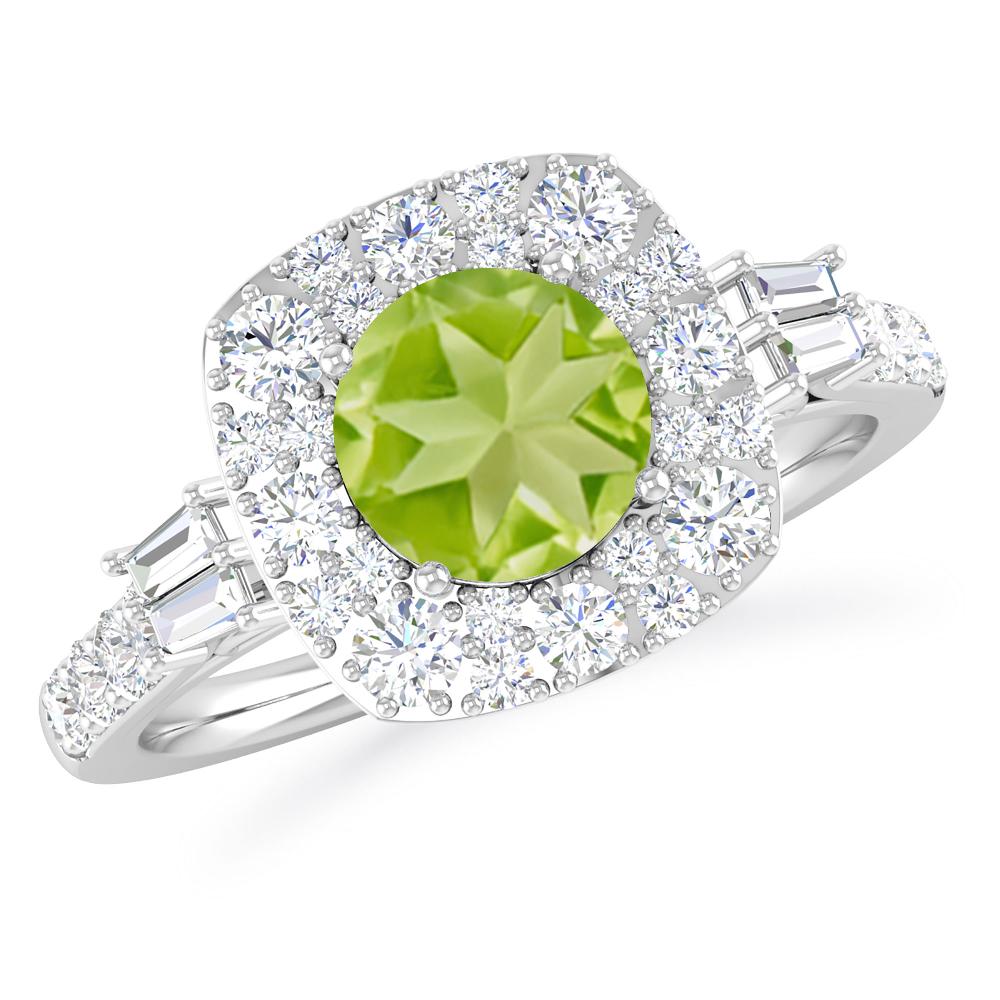 White Gold - Peridot