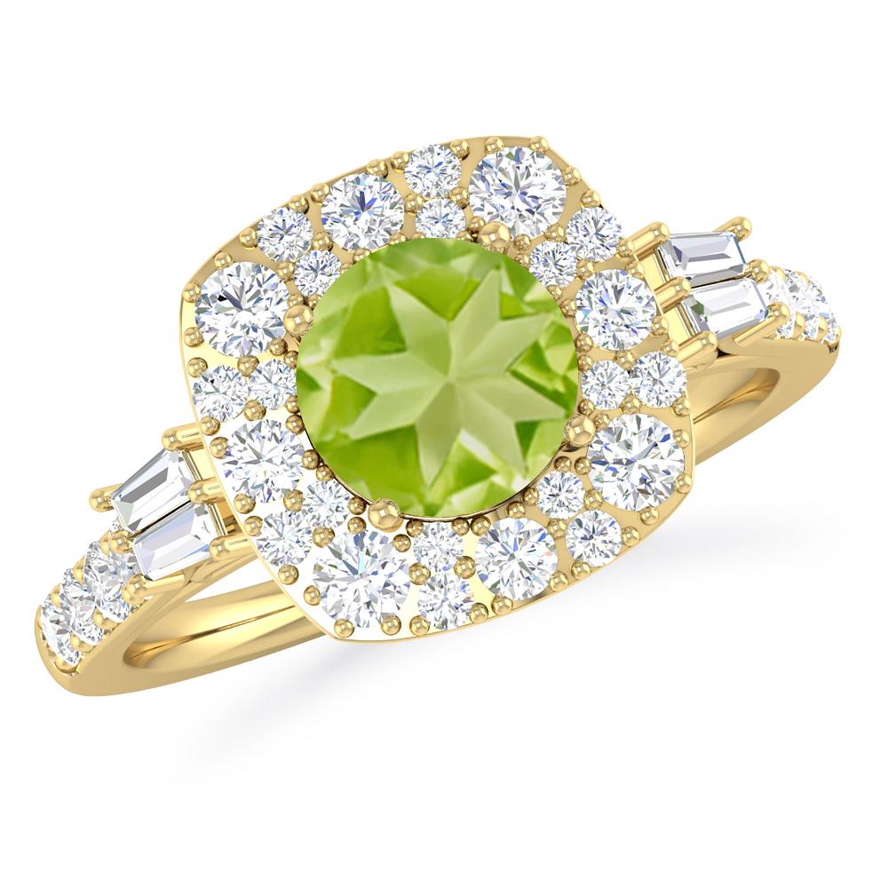 Yellow Gold - Peridot