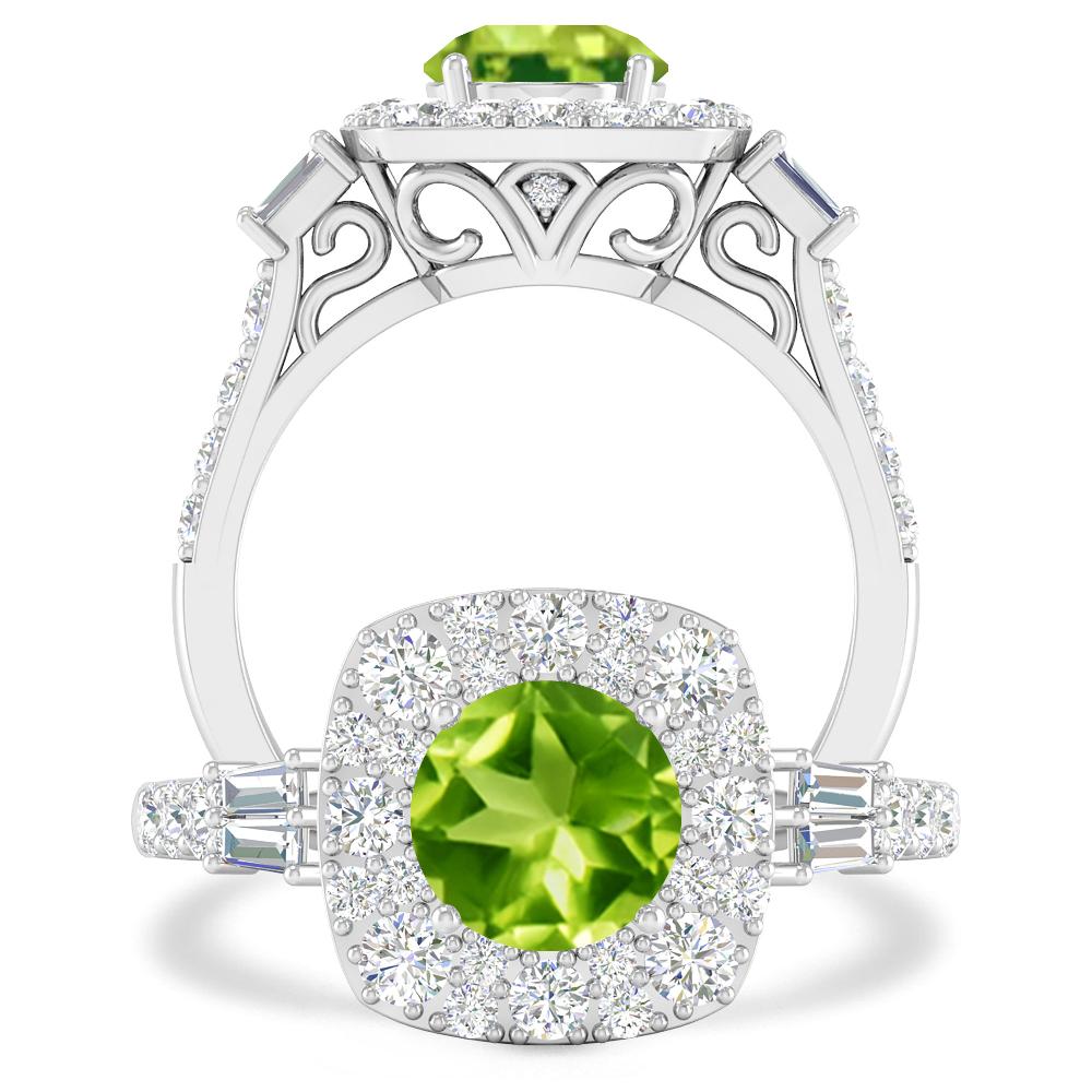 White Gold - Peridot