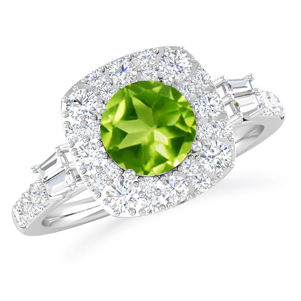 White Gold - Peridot