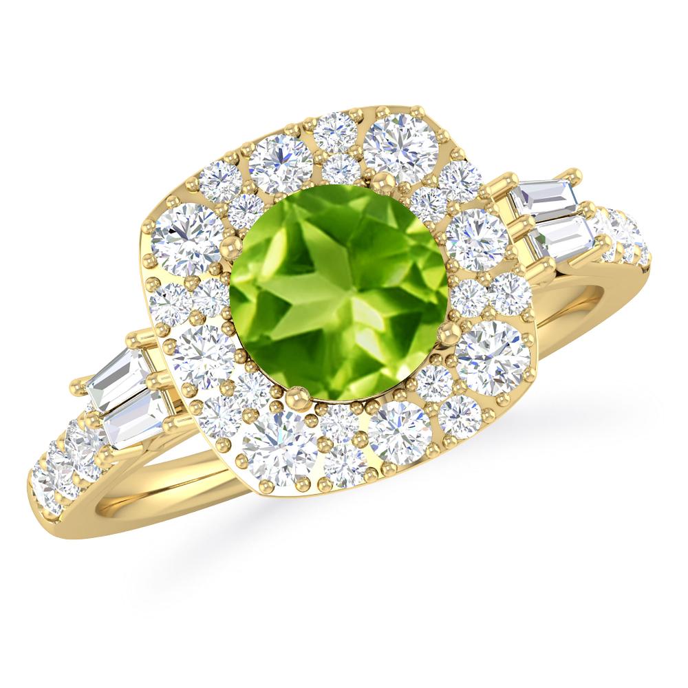 Yellow Gold - Peridot