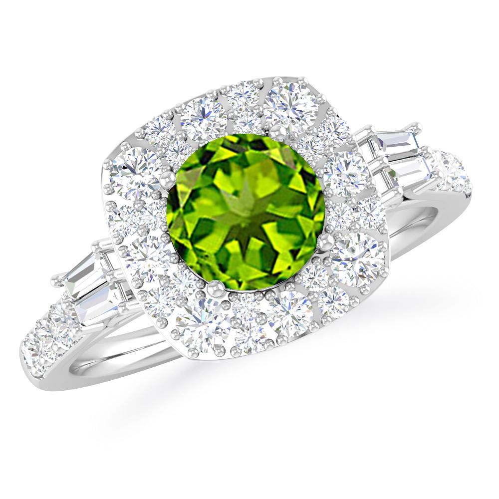 White Gold - Peridot