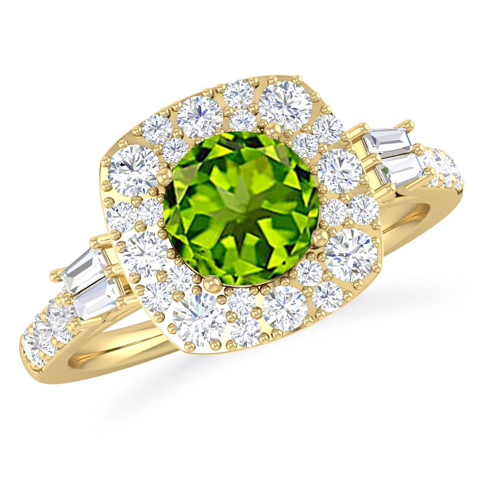 Yellow Gold - Peridot