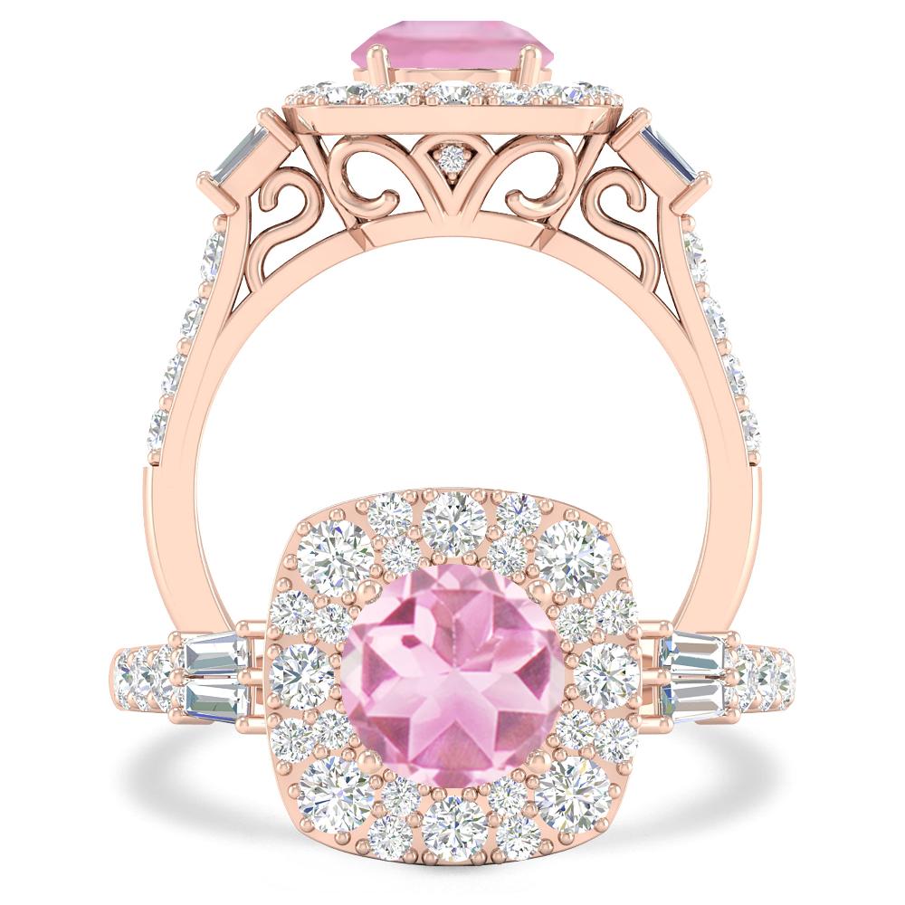 Rose Gold - Pink Tourmaline