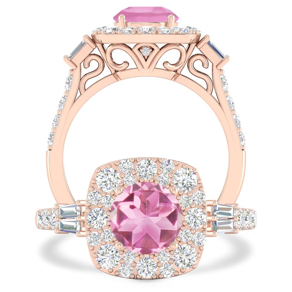 Rose Gold - Pink Tourmaline