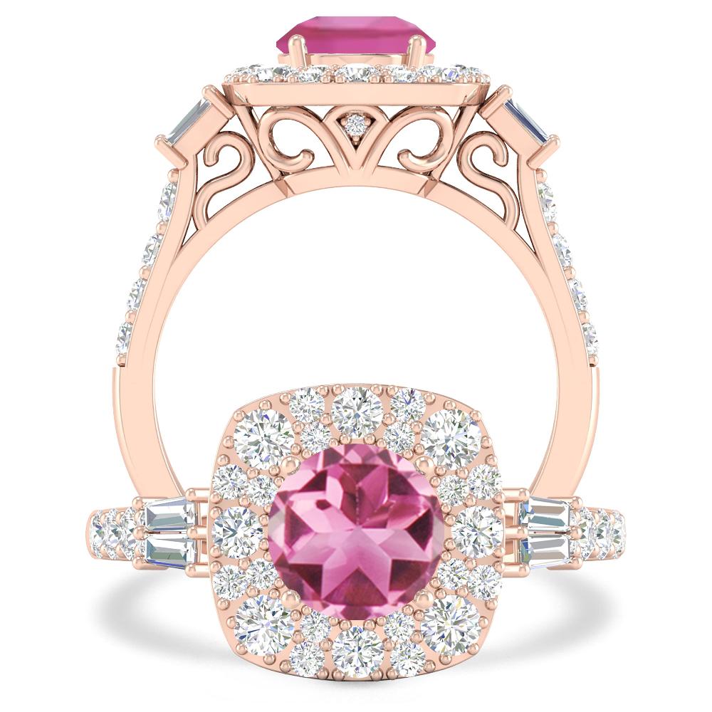 Rose Gold - Pink Tourmaline