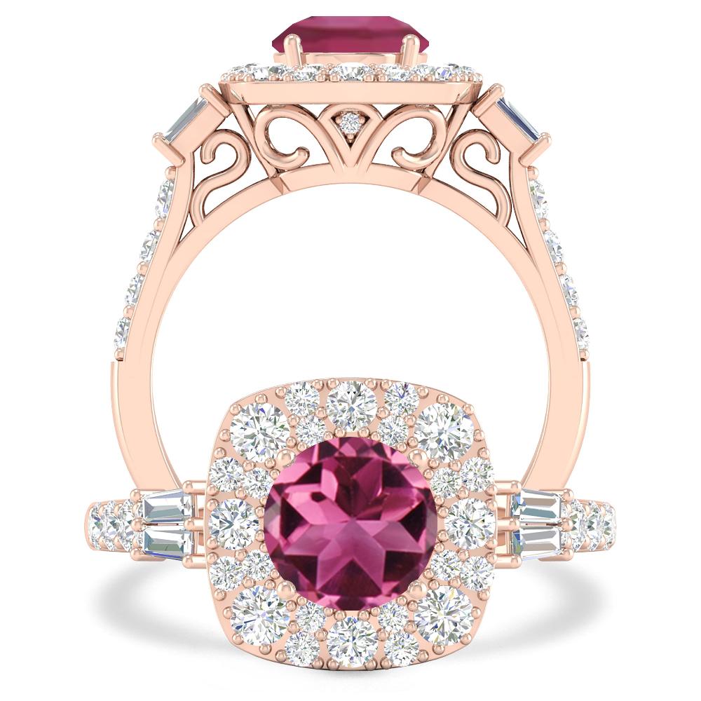 Rose Gold - Pink Tourmaline