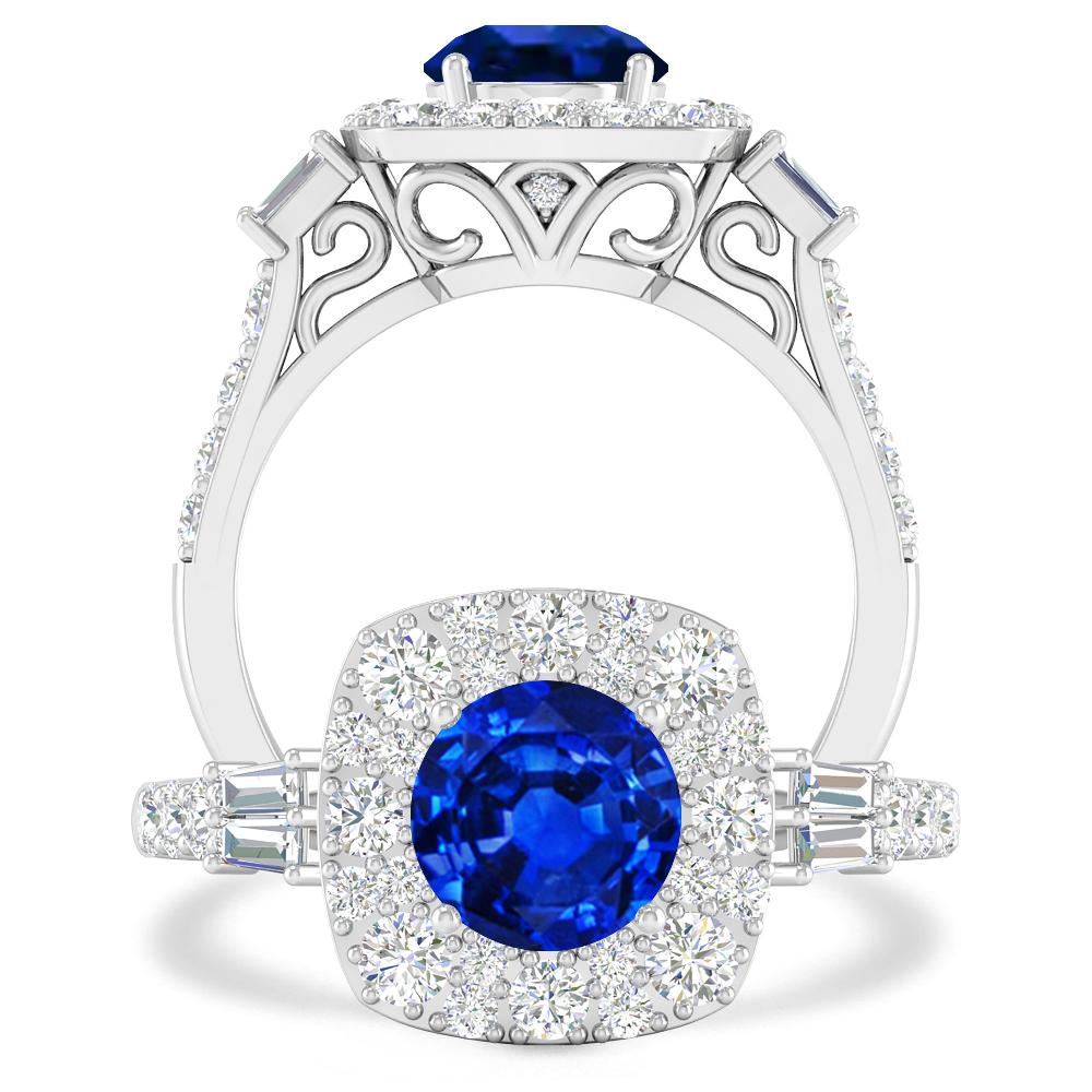 White Gold - Sapphire