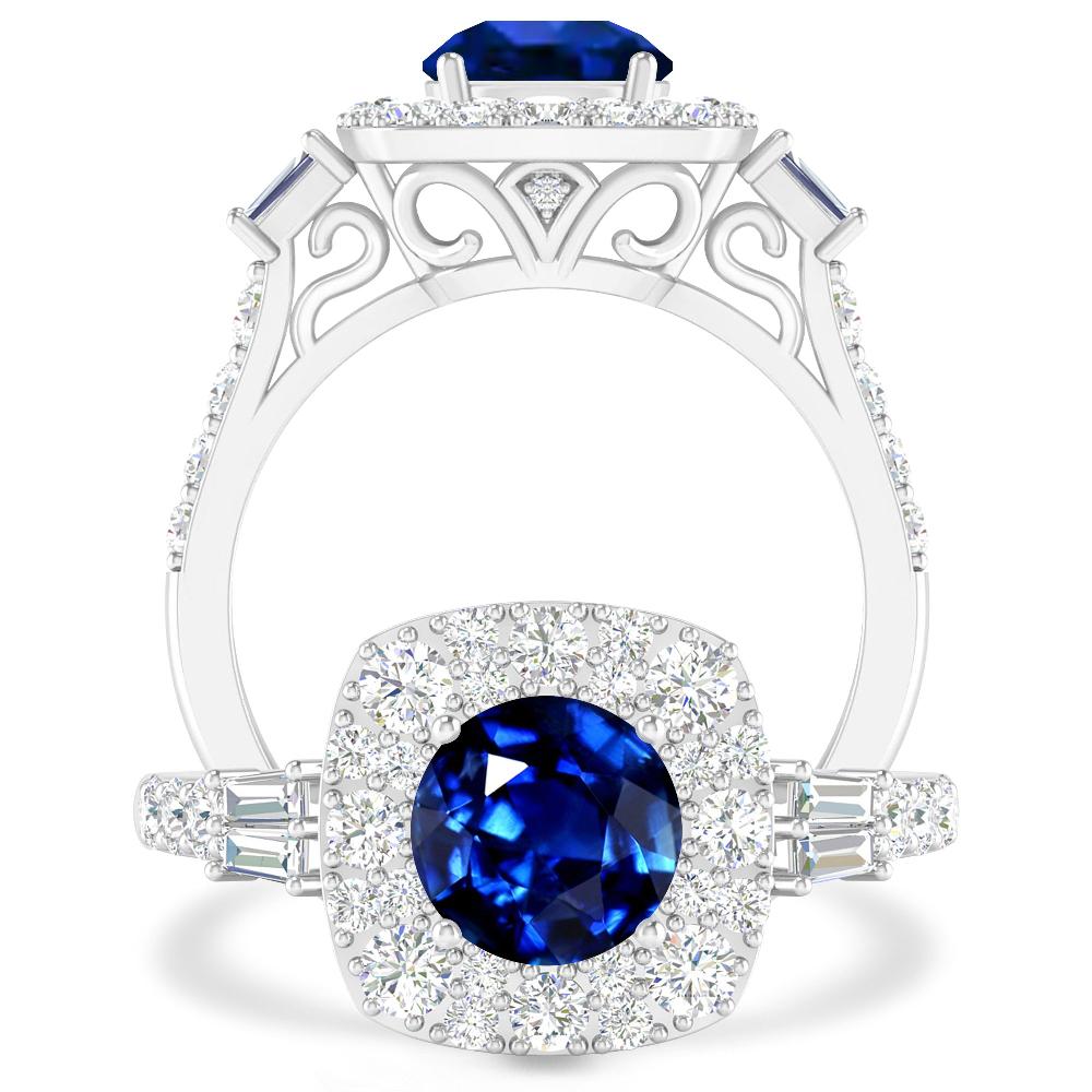 White Gold - Sapphire