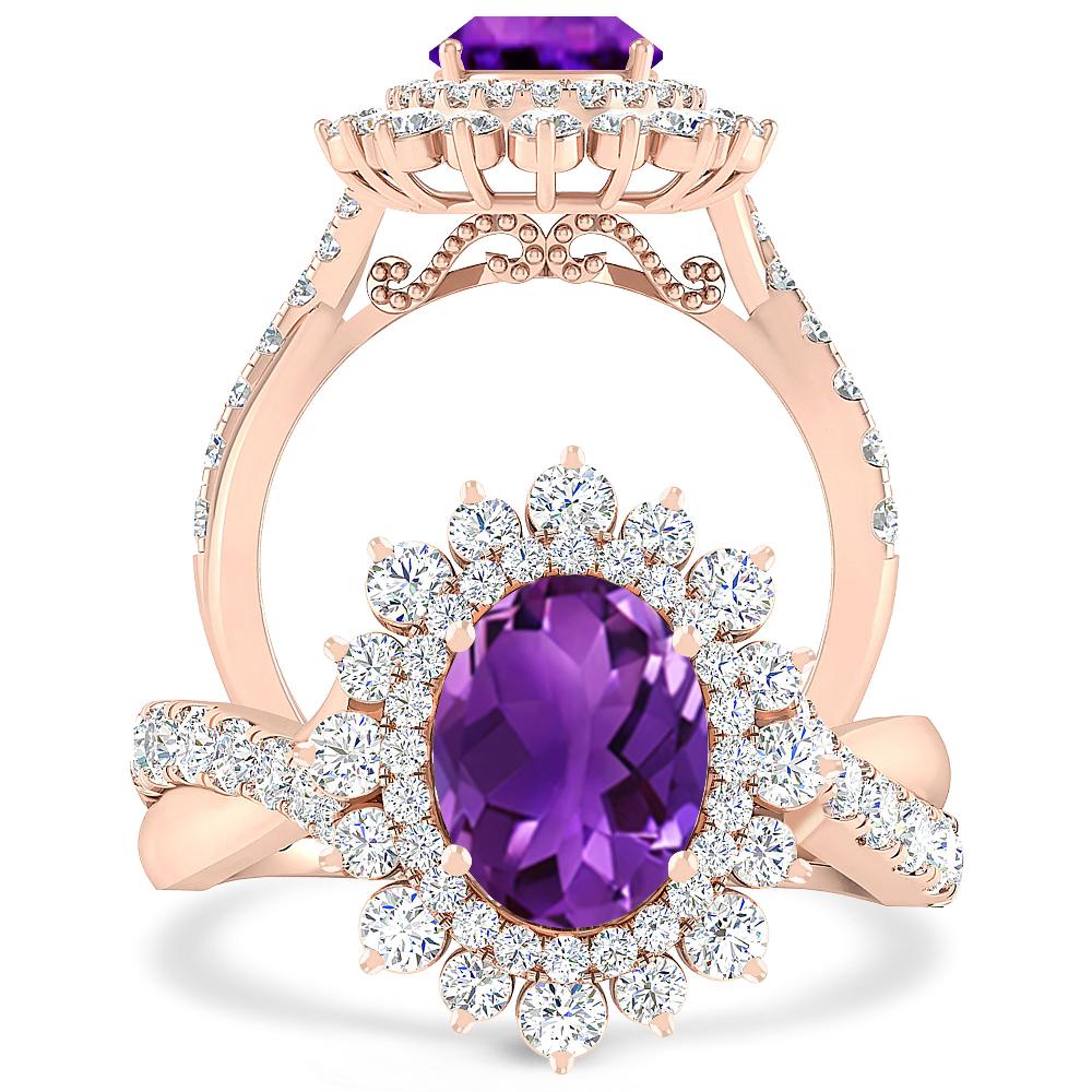 Rose Gold - Amethyst