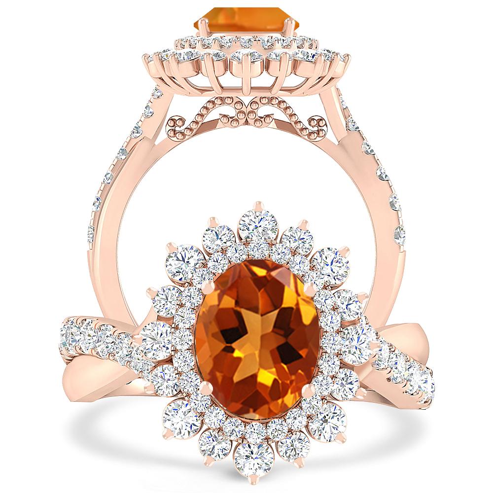 Rose Gold - Citrine