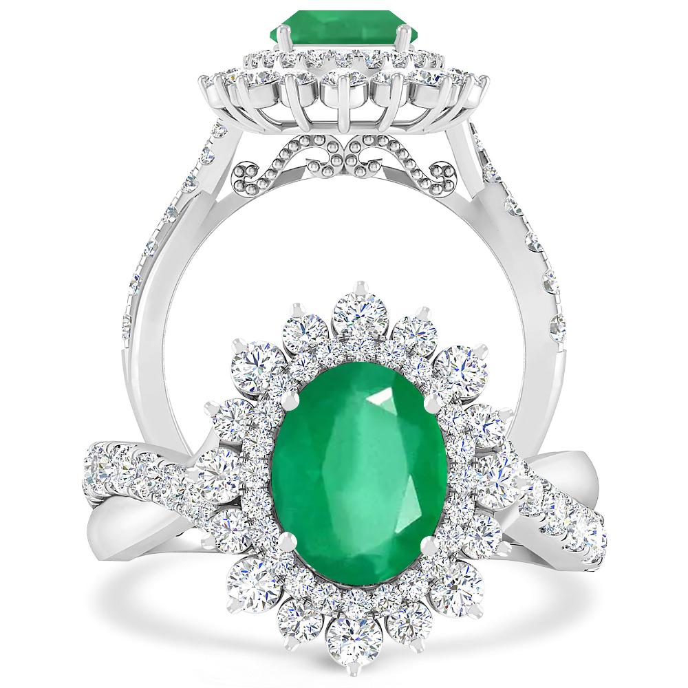 White Gold - Emerald