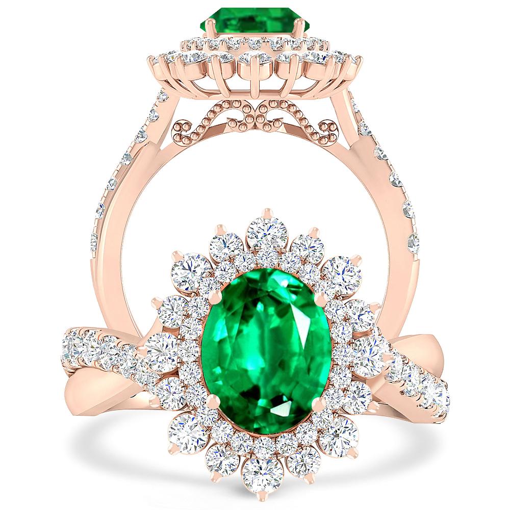 Rose Gold - Emerald