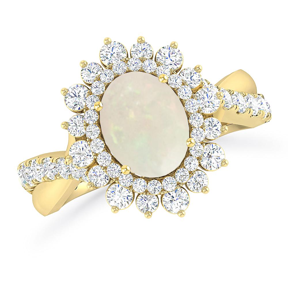 Yellow Gold - Opal