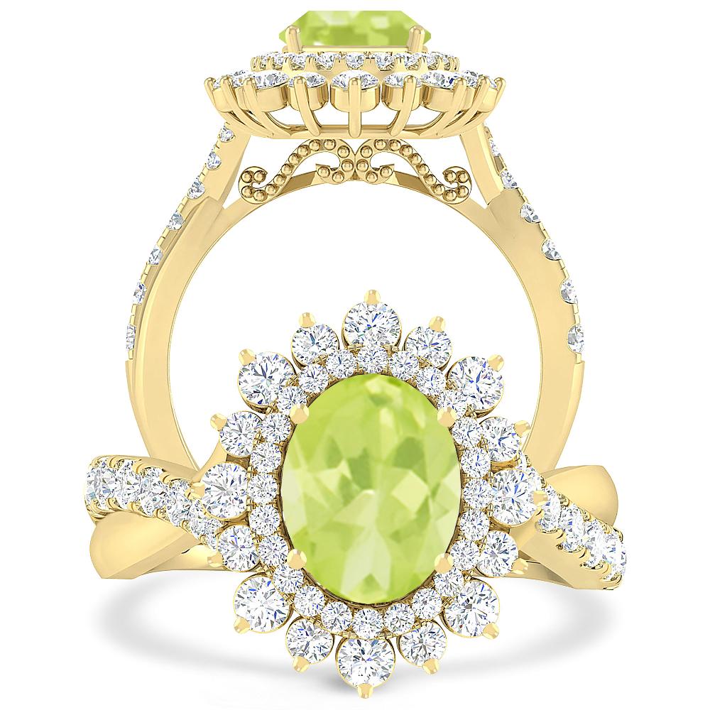 Yellow Gold - Peridot